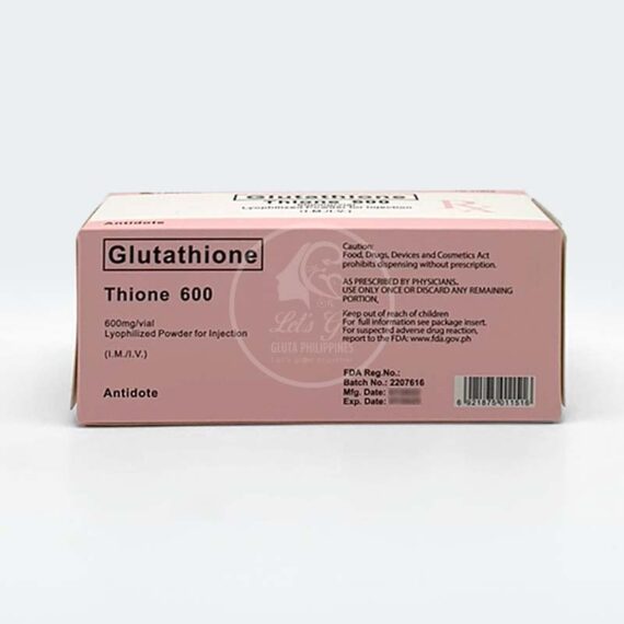 Thione Injection Thione 600 - Let's G Gluta Philippines
